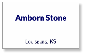 Amborn Stone Louisburg, KS