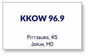 KKOW 96.9 Pittsburg, KS Joplin, MO