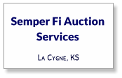 Semper Fi Auction Services La Cygne, KS