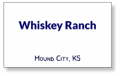 Whiskey Ranch Mound City, KS
