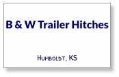 B & W Trailer Hitches Humboldt, KS