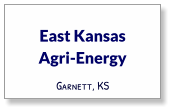 East Kansas  Agri-Energy Garnett, KS